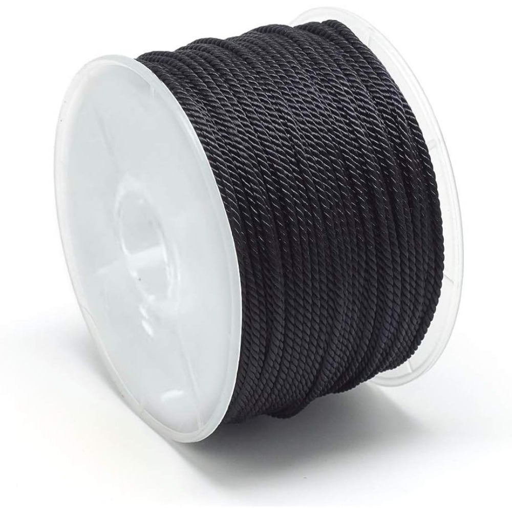 54ヤード 1.5mm ツイストクラフトナイロンロープ デコ - Cord Trim Twisted のレビューと価格