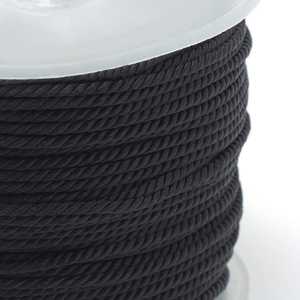 54ヤード 1.5mm ツイストクラフトナイロンロープ デコ - Cord Trim Twisted のレビューと価格