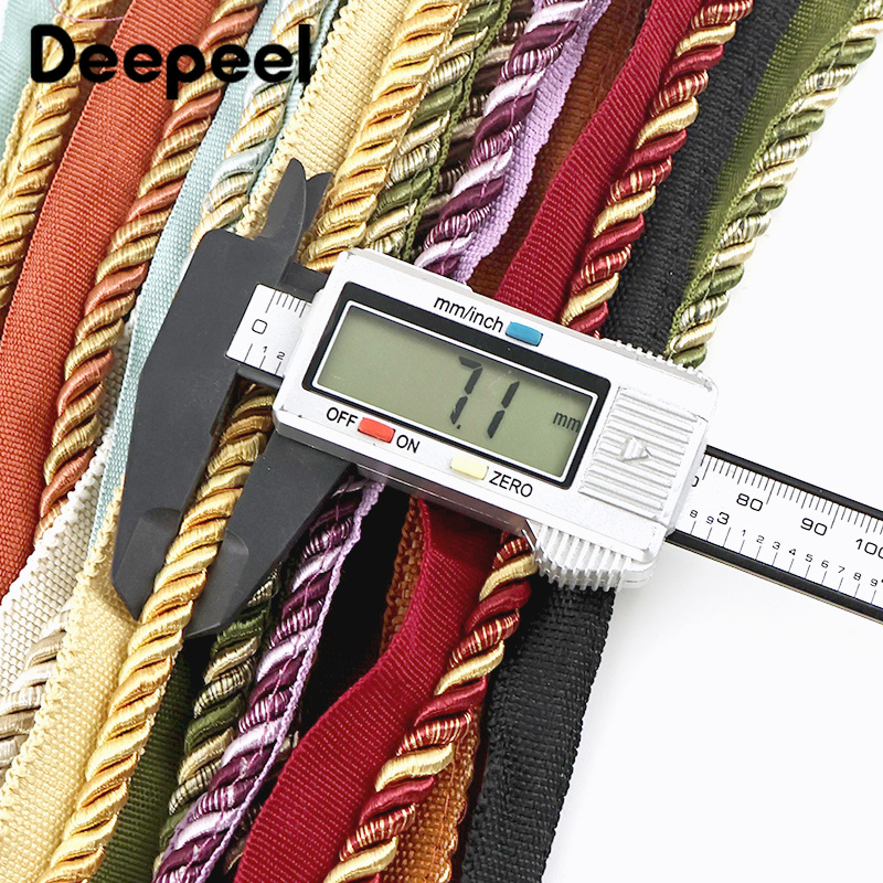 6/12M 6mm ツーカラーツイストロープ装飾コードレース - Cord Trim Twisted のレビューと価格